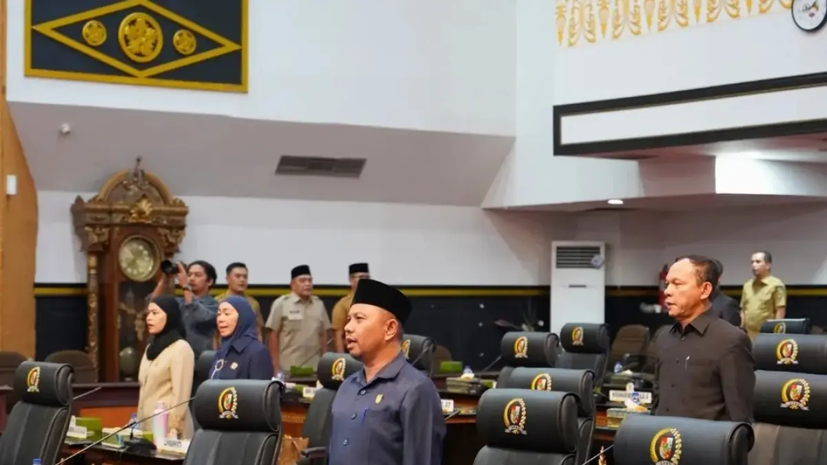 Ketua DPRD Kota Pekanbaru Muhammad Isa Lahamid pimpin Rapat Paripurna pada Senin (25/5/2026), ft Humas DPRD Kota Pekanbaru