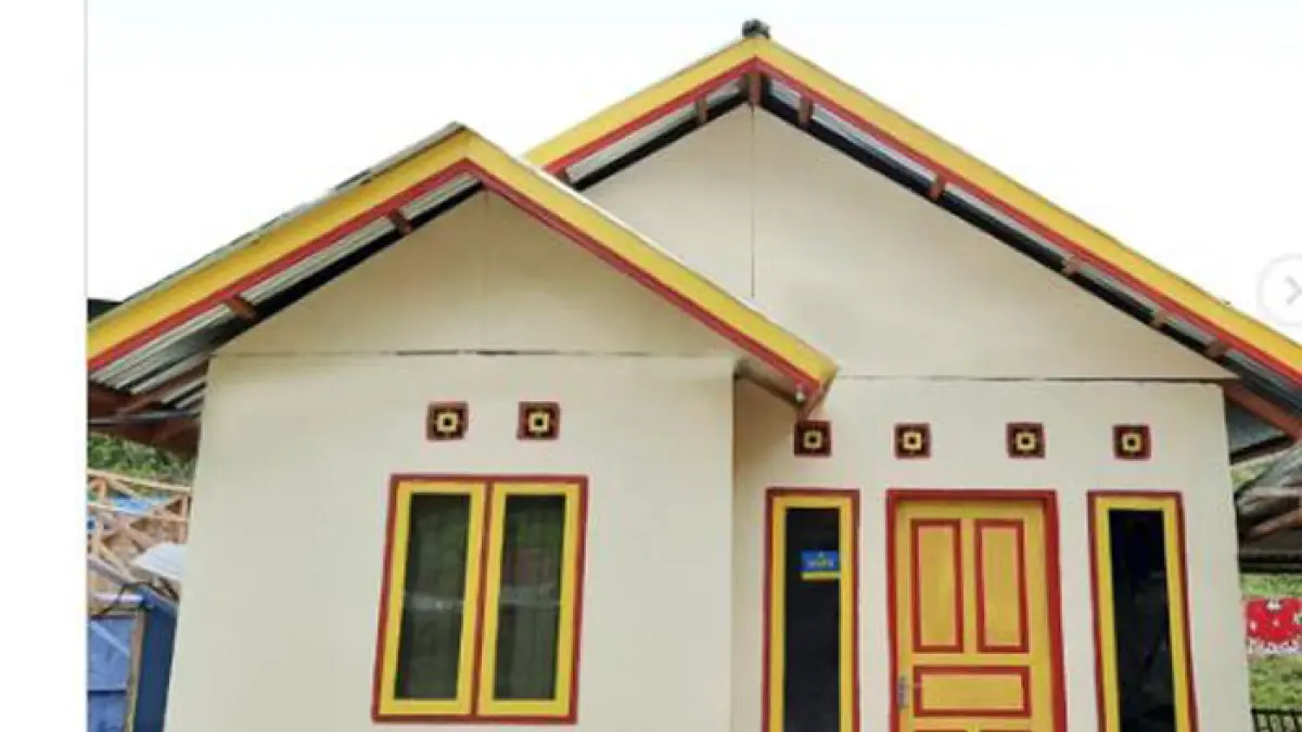 Ilustrasi rumah BSPS. (Instagram @kementerianpu)