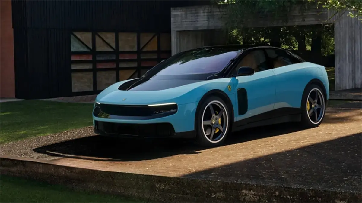 Mobil listrik sport Ferrari Luce. (Carscoops)

