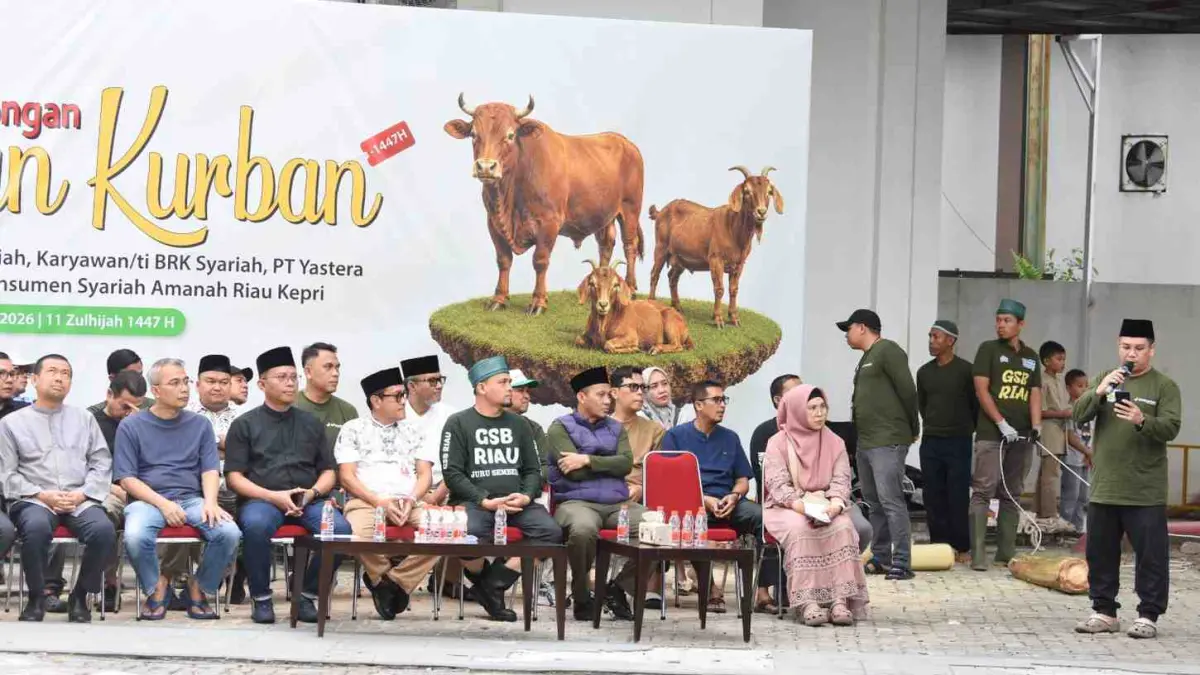 Pelaksanaan kurban di Bank Riau Kepri Syariah 