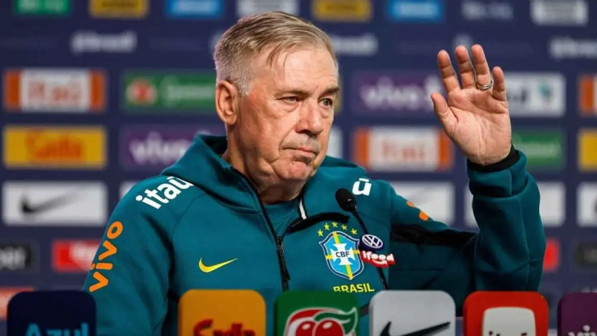 Pelatih Brasil Carlo Ancelotti. (Getty Image)