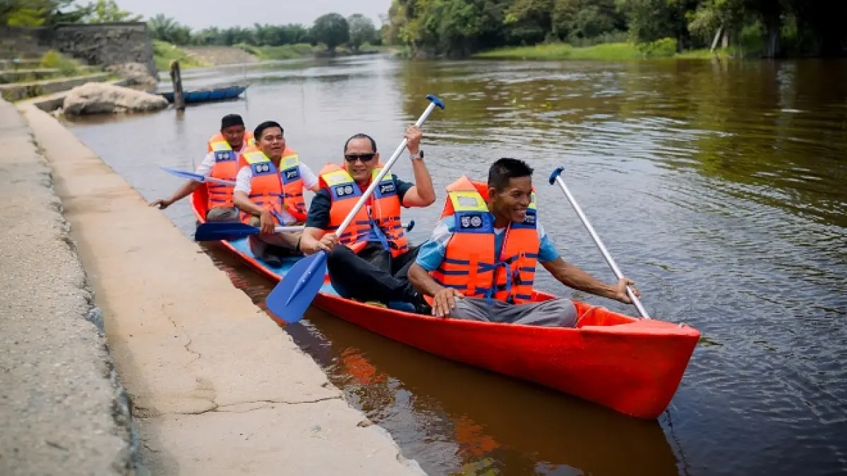 Desa Wisata Tepian batang Mandua di Desa Balai Pungut, Kabupaten Bengkalis, Provinsi Riau yang merupakan binaan PT Pertamina Hulu Rokan. (PHR)