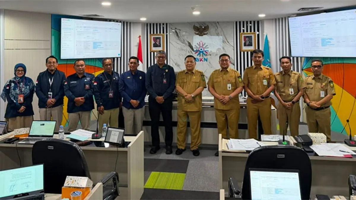 Plt Gubri SF Hariyanto saat melakukan pertemuan dengan BKN di Jakarta, Selasa (2/6/2026). Ft Diskominfo Riau
