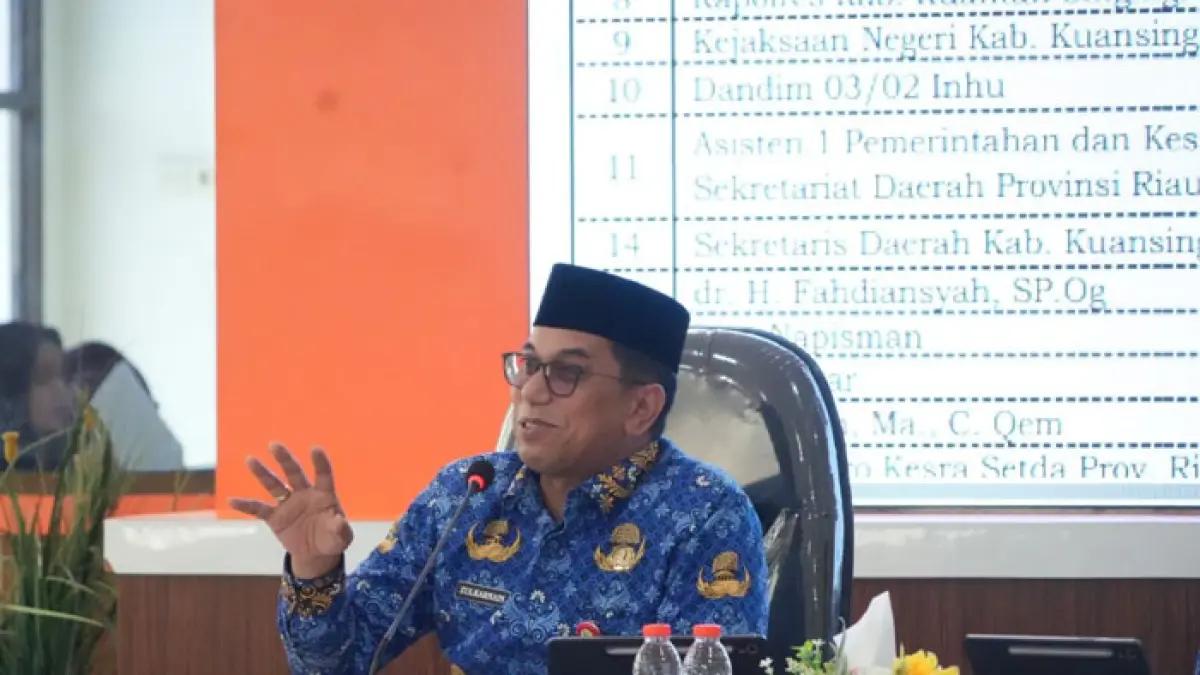 Sekda Kuansing Zulkarnain ST MSi. (Istimewa)