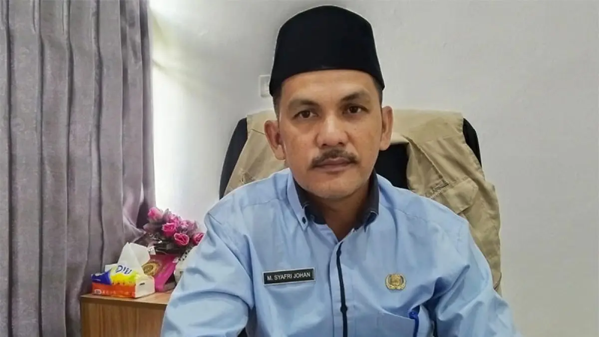 Kakan Kemenhaj dan Umrah Rohil H Syafri Johan. (Dok Riaupos.co)