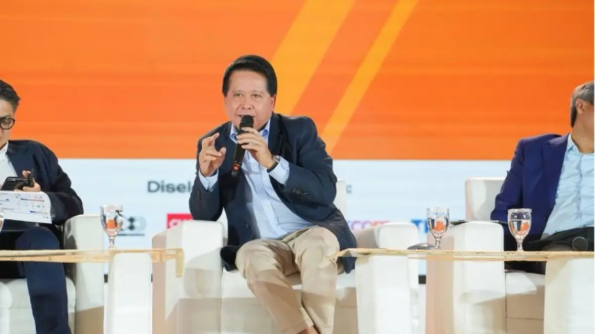 Direktur Utama BRI Hery Gunardi menjadi pembicara pada "Business Talks" di ajang Jogja Financial Festival 2026 di Jogja Expo Center, Yogyakarta, baru-baru ini. (Istimewa)