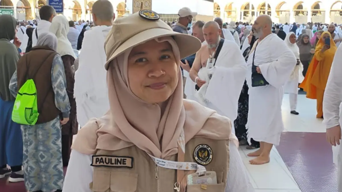 Ketua Kloter BTH 03, Paulina Riska. (Istimewa)