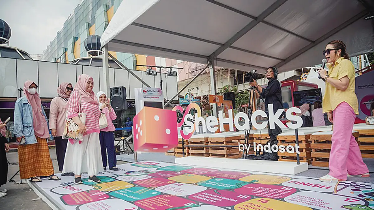 Kegiatan SheHacks yang digelar Indosat di Jakarta, beberapa waktu lalu.&nbsp;(Indosat Ooredoo Hutchison untuk Riau Pos)
