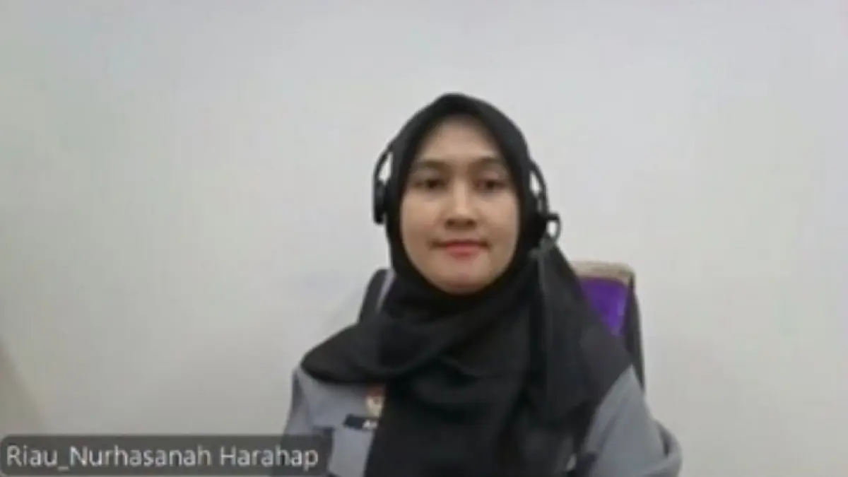 Tim Analis Kebijakan Kanwil Kemenkum Riau saat melakukan wawancara virtual warga binaan lapas secara virtual, Selasa (9/6/2026). (Humas Kanwil Kemenkum/Riaupos.co)