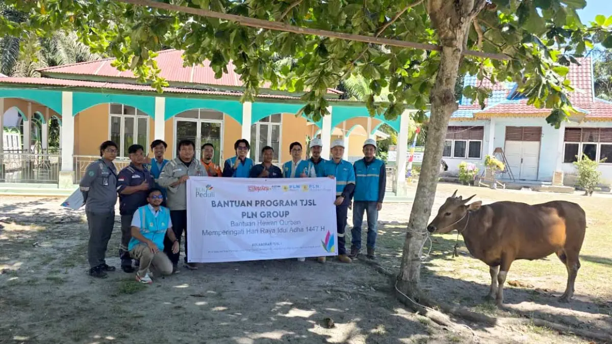 PLN Nusantara Power melakukan penyerahan hewan kurban saat Hari Raya Iduladha  1447 H sebagai upaya pemerataan  tingkat konsumsi daging bagi masyarakat Indonesia.