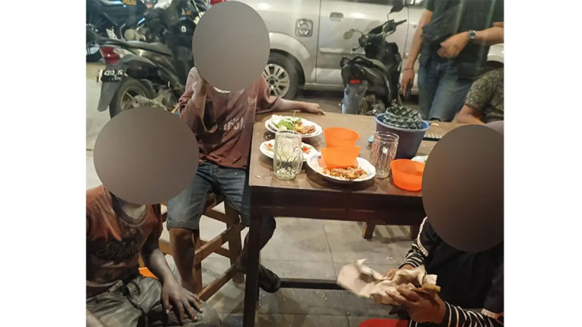 Anak-anak yang menjadi korban eksploitasi. (Istimewa)
