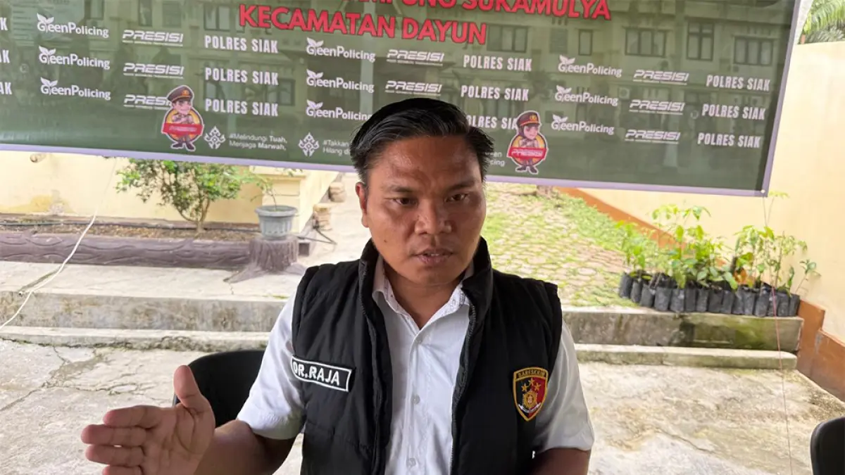  Kasat Reskrim Polres Siak AKP Dr Raja Kosmos Parmulais SH MH.
