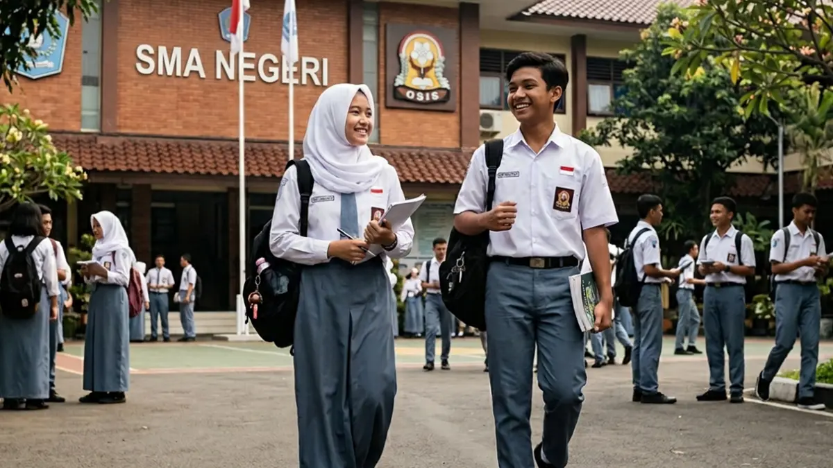 Ilustrasi Pelajar SMAN/SMKN. (JPG)