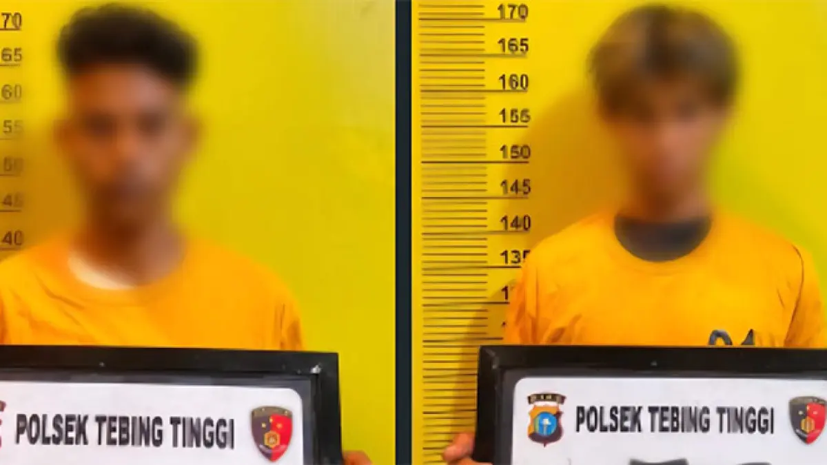 Ketua tersangka kasus asusila anak di Kepulauan Meranti yang diamankan polisi. (Istimewa)