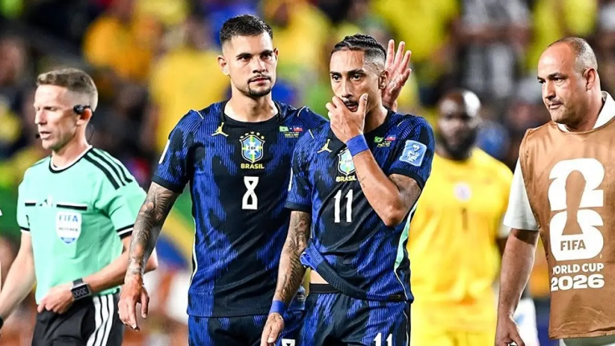 Raphinha ditarik keluar lebih awal dalam kemenangan 3-0 Brasil atas Haiti pada laga kedua di Grup C Piala Dunia 2026. (X.com)