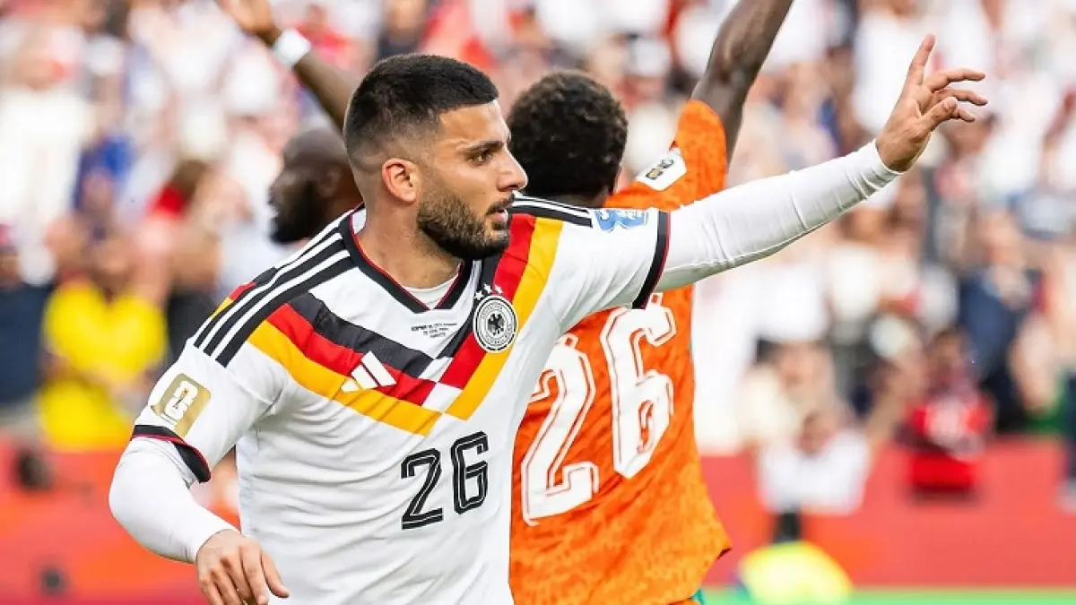 Pemain pengganti Deniz Undav menjadi pahlawan kemenangan Jerman lewat dua golnya saat mengalahkan Pantai Gading 2-1 di Grup E Piala Dunia 2026 dan memastikan lolos ke fase gugur. (instagram @denizundav)
