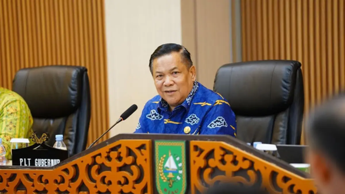 Plt Gubernur Riau SF Hariyanto  
