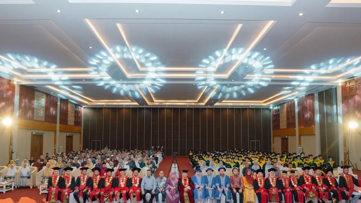 Sebanyak 115 Mahasiswa Universitas Abdurrab diwisuda di Susiana Tabrani Convention Hall (STCH) Pekanbaru, Selasa (23/6/2026). (Istimewa) 