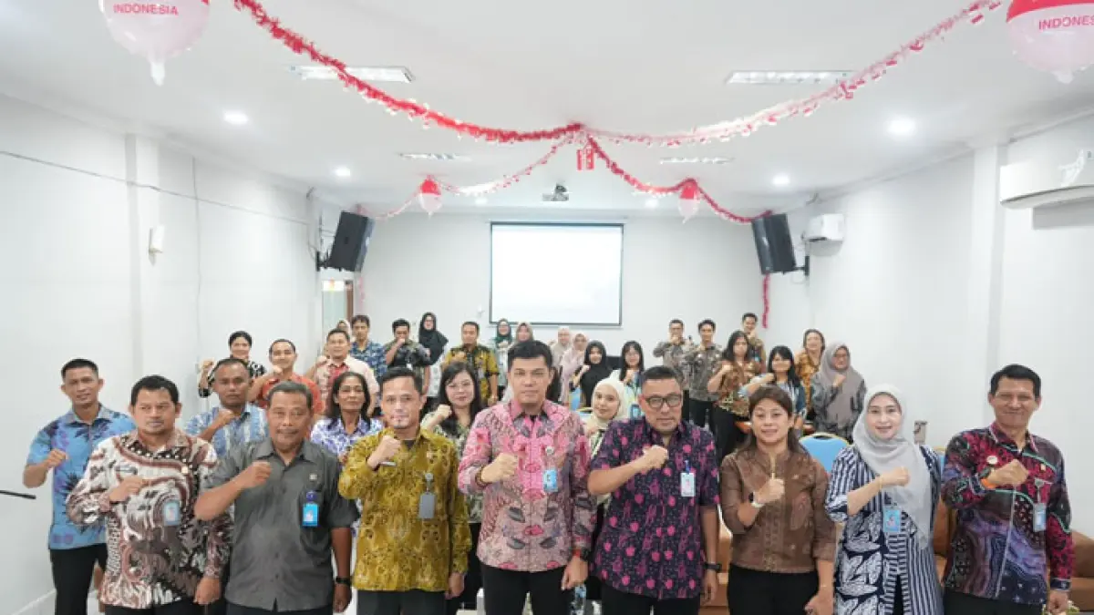 Kepala Kanwil Kemenkum Riau, Rudy Hendra Pakpahan saat menghadiri kegiatan koordinasi dan penguatan tugas dan fungsi Balai Harta Peninggalan (BHP) Medan pada Kamis, (25/2026) di Balai Harta Peninggalan Medan. (Humas Kanwil Kemenkum Riau untuk Riaupos.co)