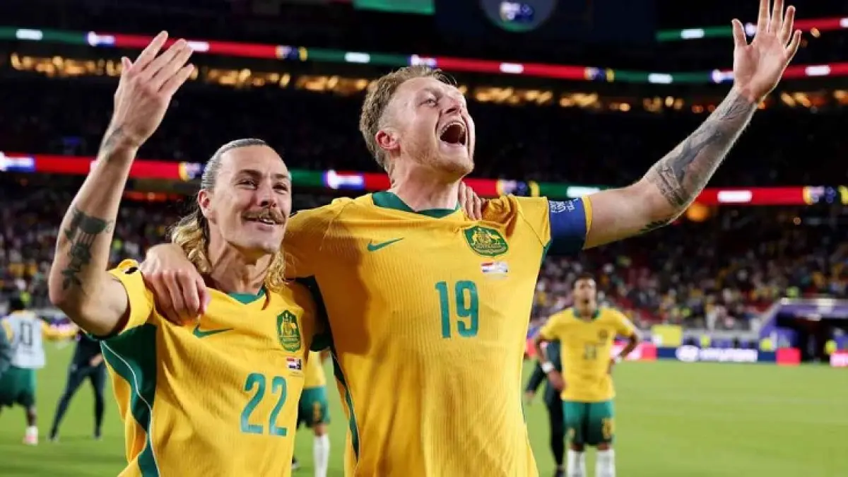 Australia yang bermain imbang 0-0 dengan Paraguay di laga terakhir akan menghadapi Mesir di babak 32 besar Piala Dunia 2026 setelah Mohamed dkk finis sebagai runerr-up grup. (FIFA)