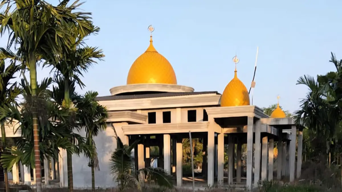 Masjid Darul Naim yang berada di Jalan H Syarif, Dusun II. (Istimewa)