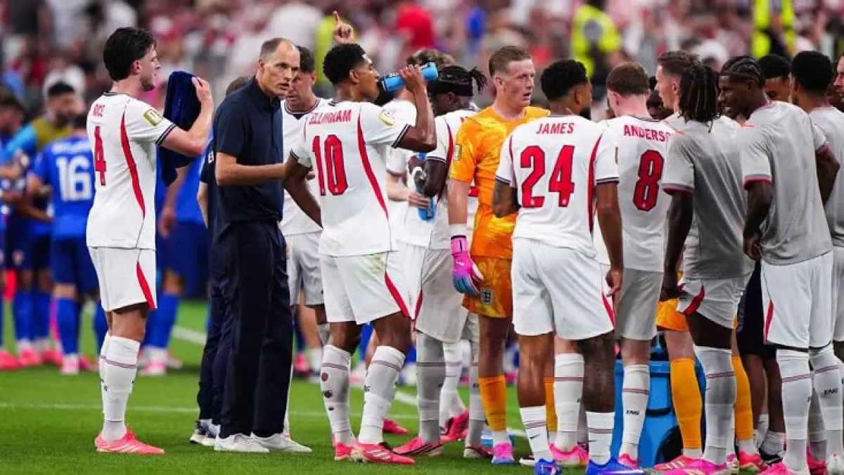 Thomas Tuchel mengatakan Inggris dapat ditenangkan oleh tersingkirnya tim-tim besar di Piala Dunia. (Bradley Collyer/PA Images via Getty Images)
