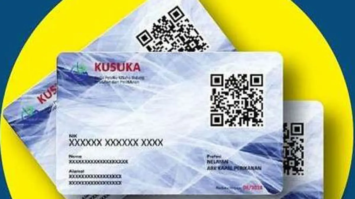 Ilustrasi Kartu Pelaku Usaha Kelautan dan Perikanan (e-Kusuka). (Istimewa)
