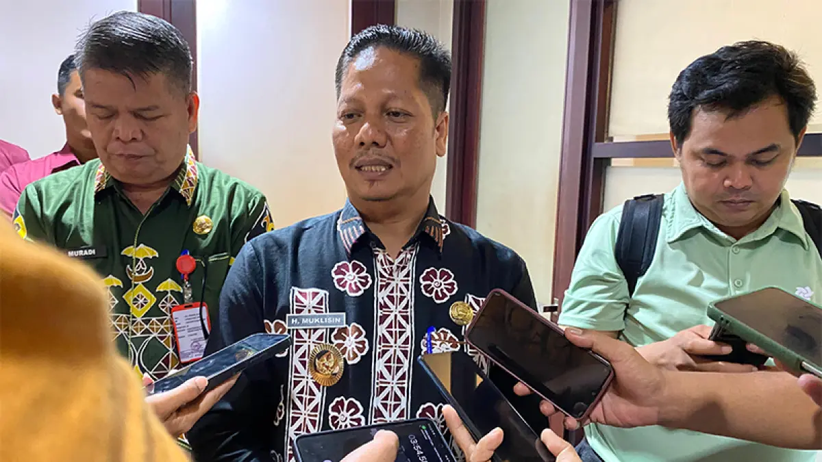 Plt Bupati Kuansing H Muklisin. (Soleh Saputra)