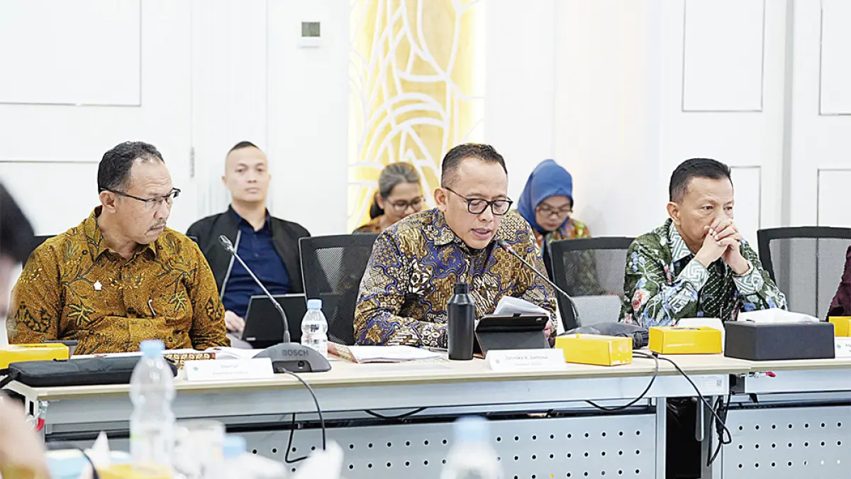 RUPS : Dirut PTPN IV PalmCo Jatmiko K Santosa saat menghadiri RUPS tahunan, beberapa waktu lalu.