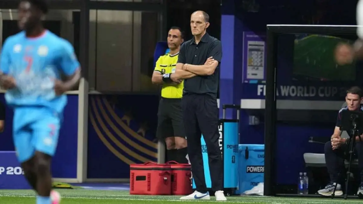 Thomas Tuchel mengetahui tantangan fisik yang akan dihadapi Inggris saat bermain di Sarion Azteca, Meksiko City. (Ulrik Pedersen/NurPhoto via Getty Images)