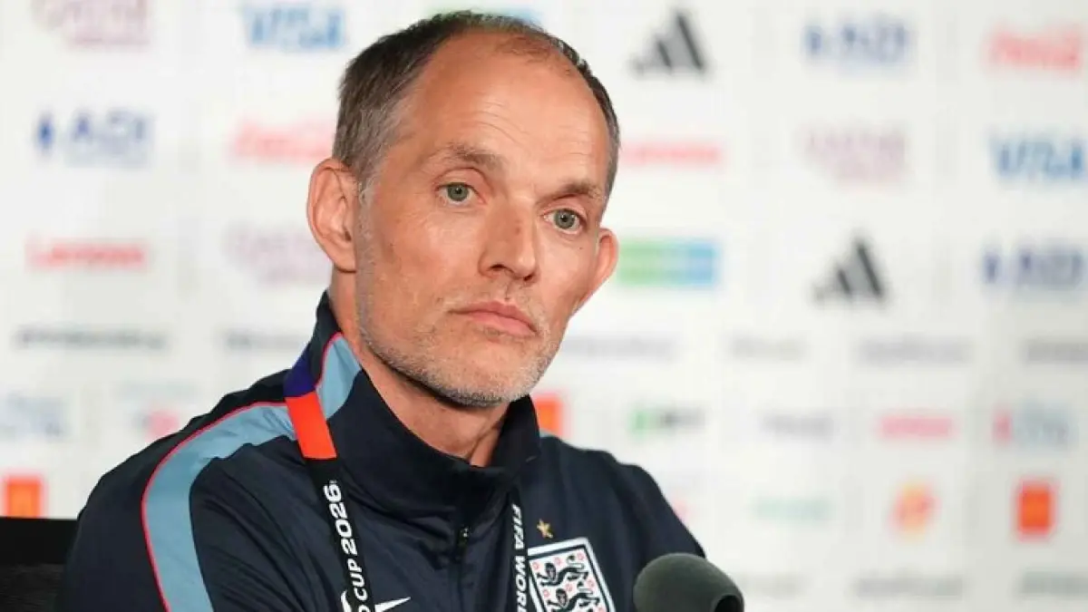 Thomas Tuchel telah meminta skuad Inggris untuk tetap tenang jelang laga penting Babak 15 Besar kontra tuan rumah Meksiko. (Getty Image)