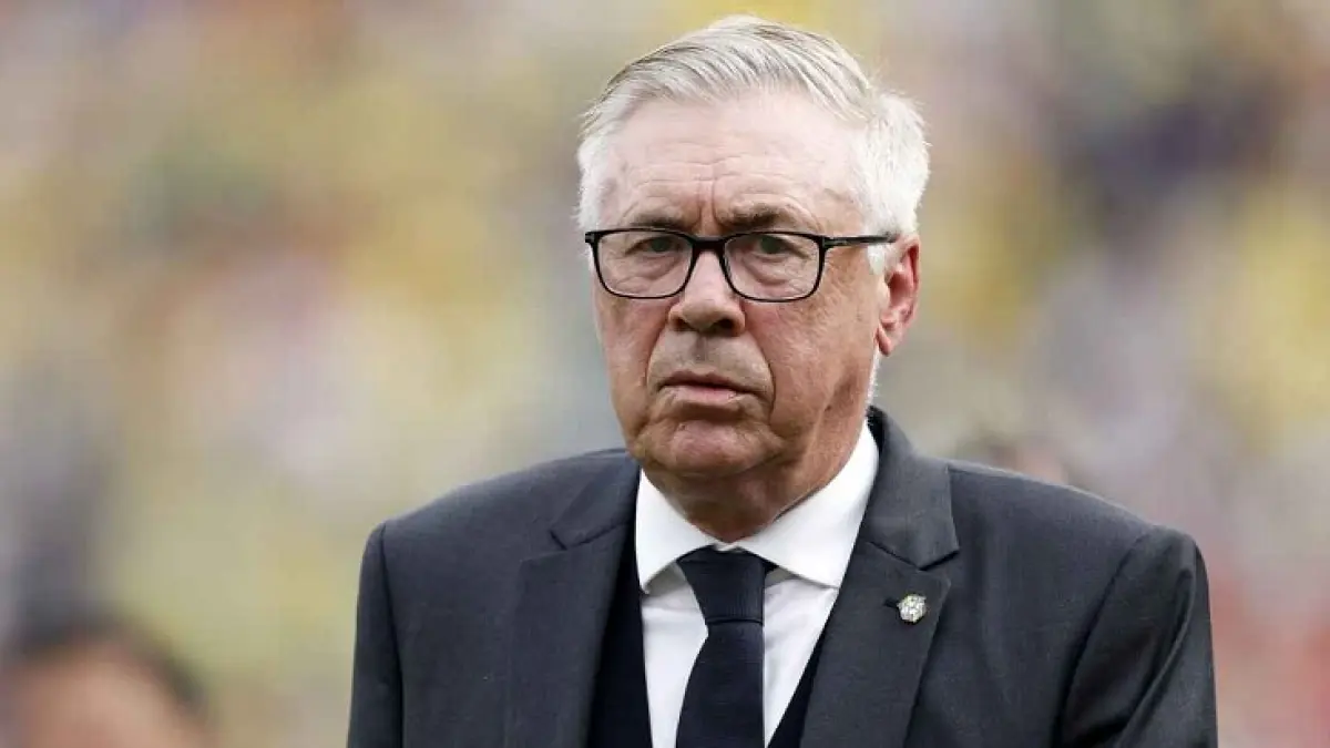 Carlo Ancelotti akan menghadapi pertanyaan dari penggemar Brasil setelah tersingkir paling awal dari Piala Dunia sejak 1966. (ANP via Getty Images)

&nbsp;