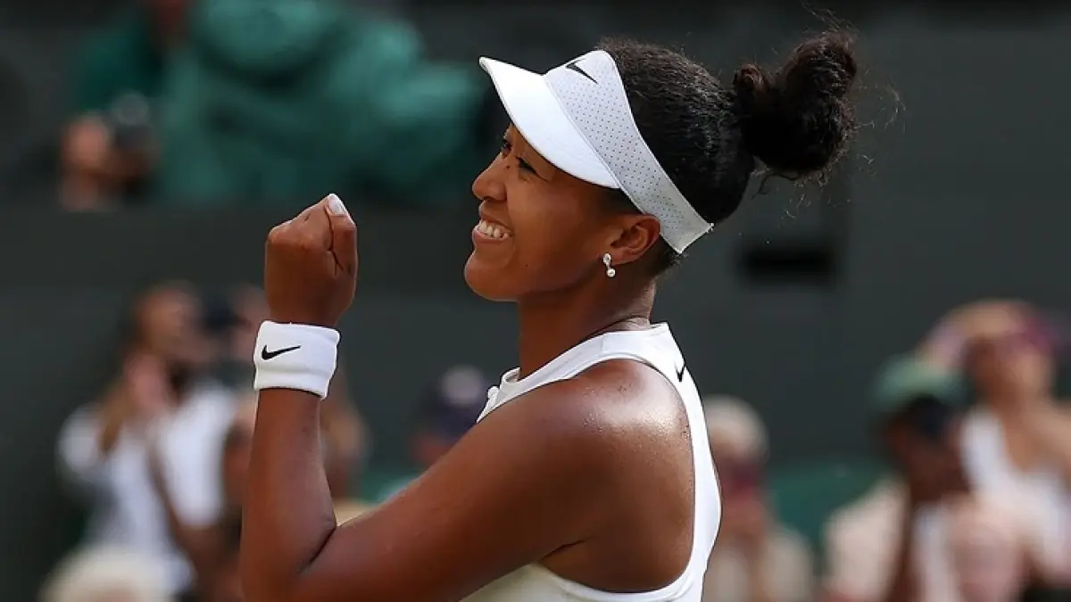 Naomi Osaka sukses menumbangkan petenis nomor 1 dunia, Aryna Sabalenka dengan skor 6-2, 7-6 (2) untuk melaju ke perempatfinal Wimbledon. (Instagaram @wta(