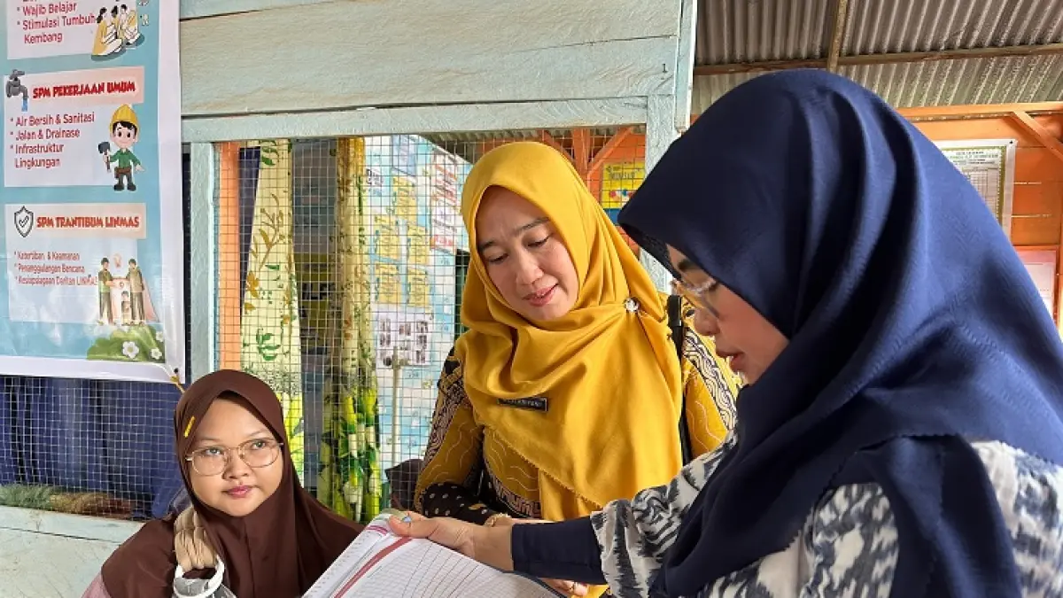unjungan ke Posyandu Sejahtera Buluh Hala menjadi kesempatan untuk melihat langsung layanan kesehatan ibu dan anak serta berdialog dengan masyarakat di Kelurahan Sungai Geniot, Dumai. (Istimewa)