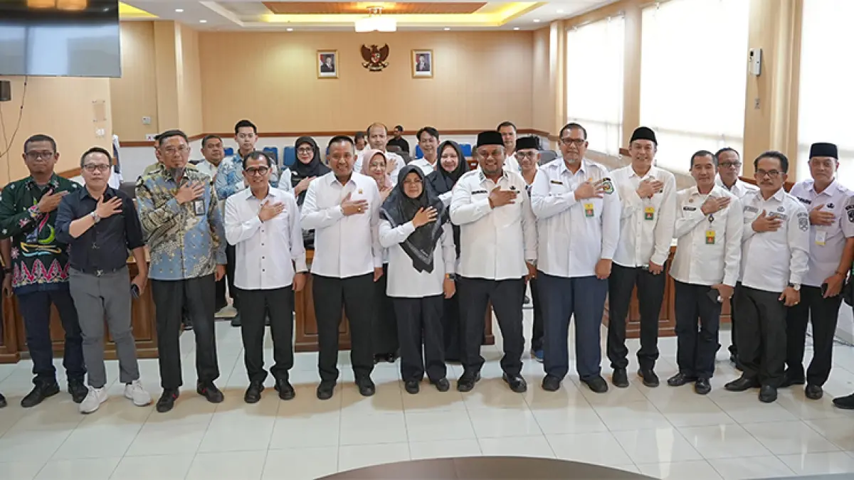 Pemkab Siak bersama Ombudsman RI memperkuat sinergi dalam meningkatkan kualitas pelayanan publik, di Kantor Bupati Siak, Rabu (8/7/2026). (FOTO: Ombudsman RI)