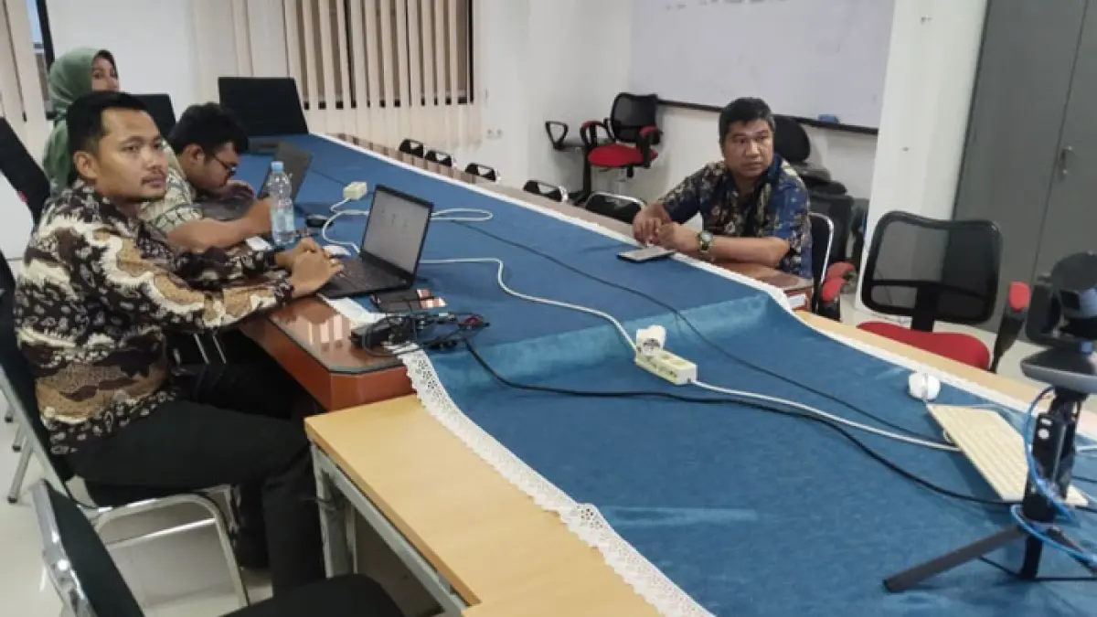 Jajaran Bidang Kekayaan Intelektual Kanwil Kemenkum Riau mengikuti rakor secara nasional, secara virtual, Kamis (9/7/2026). (Humas Kanwil Kemenkum Riau untuk Riaupos.co)