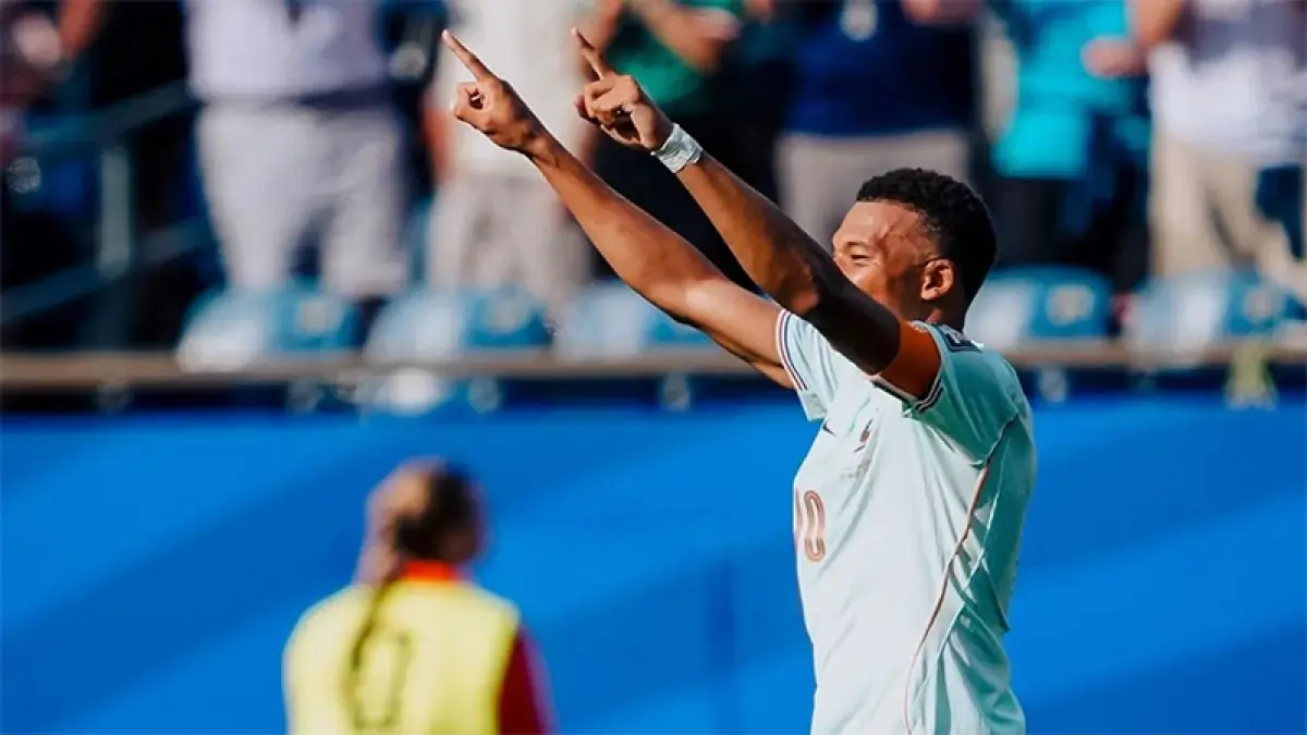 Kylian Mbappe mencetak gol pembuka saat Prancis mengalahkan Maroko 2-0 untuk memastikan tiket semifinal Piala Dunia 2026. (Instagram @equipedefrance)

