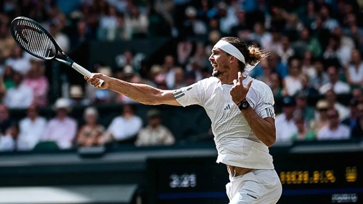 Alexander Zverev mengakhiri perjalanan petenis wild card Inggris Arthur Fery untuk memperebutkan gelar Grand Slam keduanya berturut-turut. (Instagram @alexzverev123)