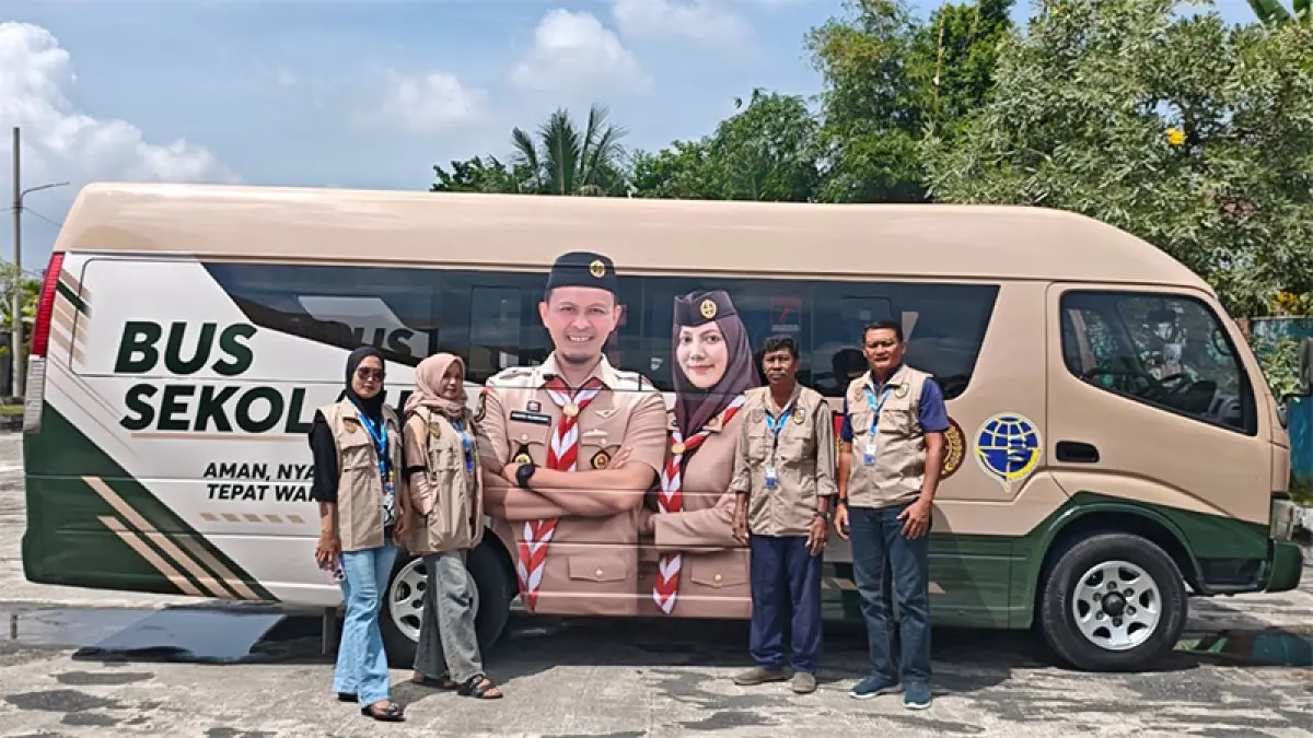 Dishub Pekanbaru resmi mengoperasikan layanan bus sekolah gratis mulai Senin (13/7/2026) pagi. (Dishub Pekanbaru)