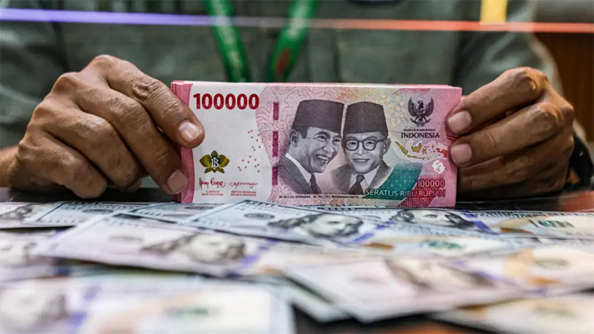 Ilustrasi nilai pertukaran rupiah. (Salman Toyibi/Jawa Pos)

