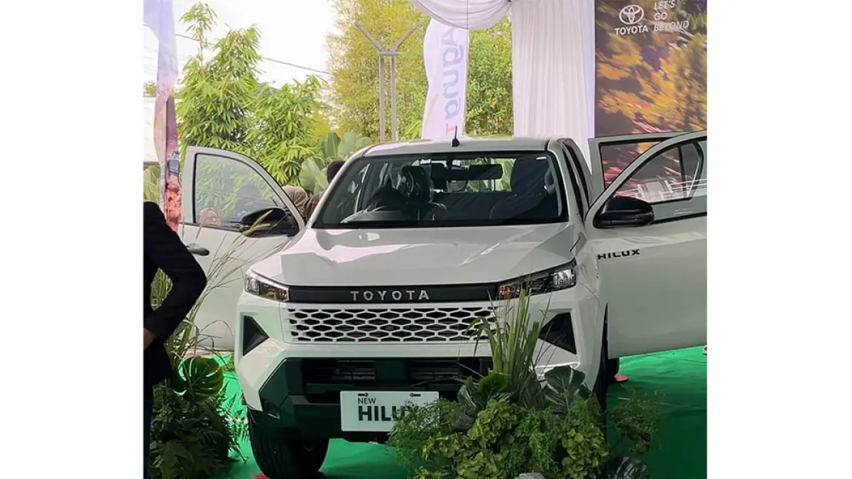  Line up terbaru dari Toyota yakni New Hilux resmi meluncur di Pekanbaru, akhir pekan lalu. (SITI AZURA/RIAU POS)