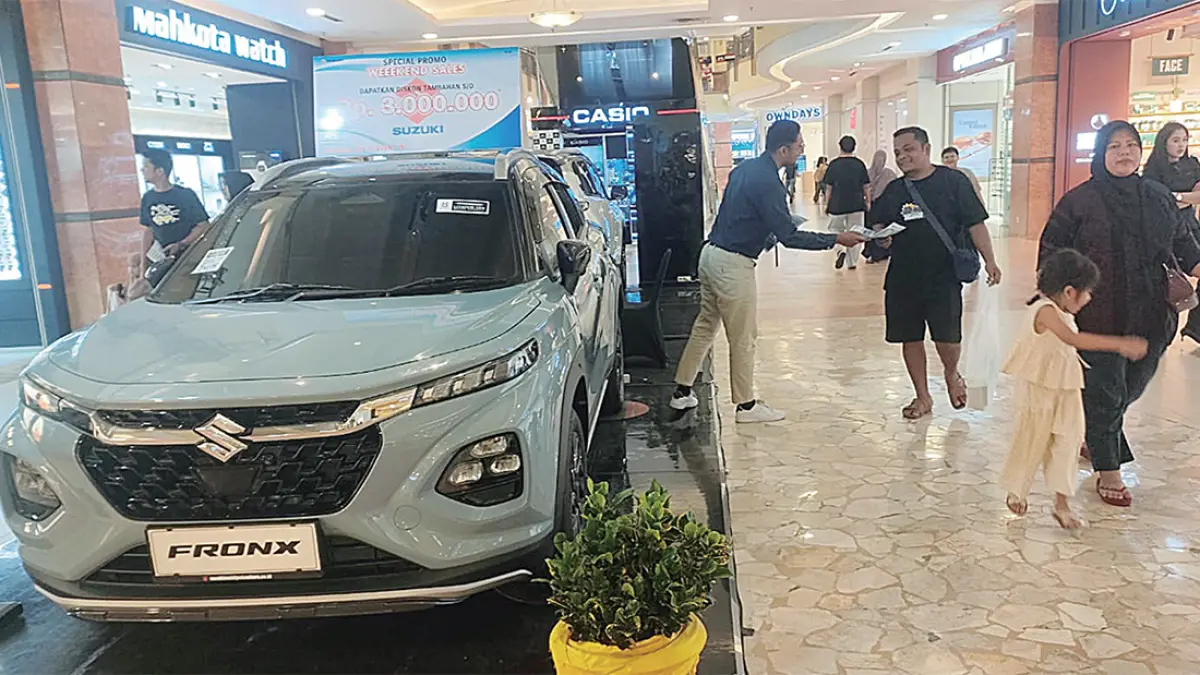 Suzuki Trada menggelar pameran bertajuk Weekend Sale di Mal SKA Pekanbaru, Jumat (10/7/2026) . Pameran berlangsung mulai dari 8 hingga 12 Juli 2026.