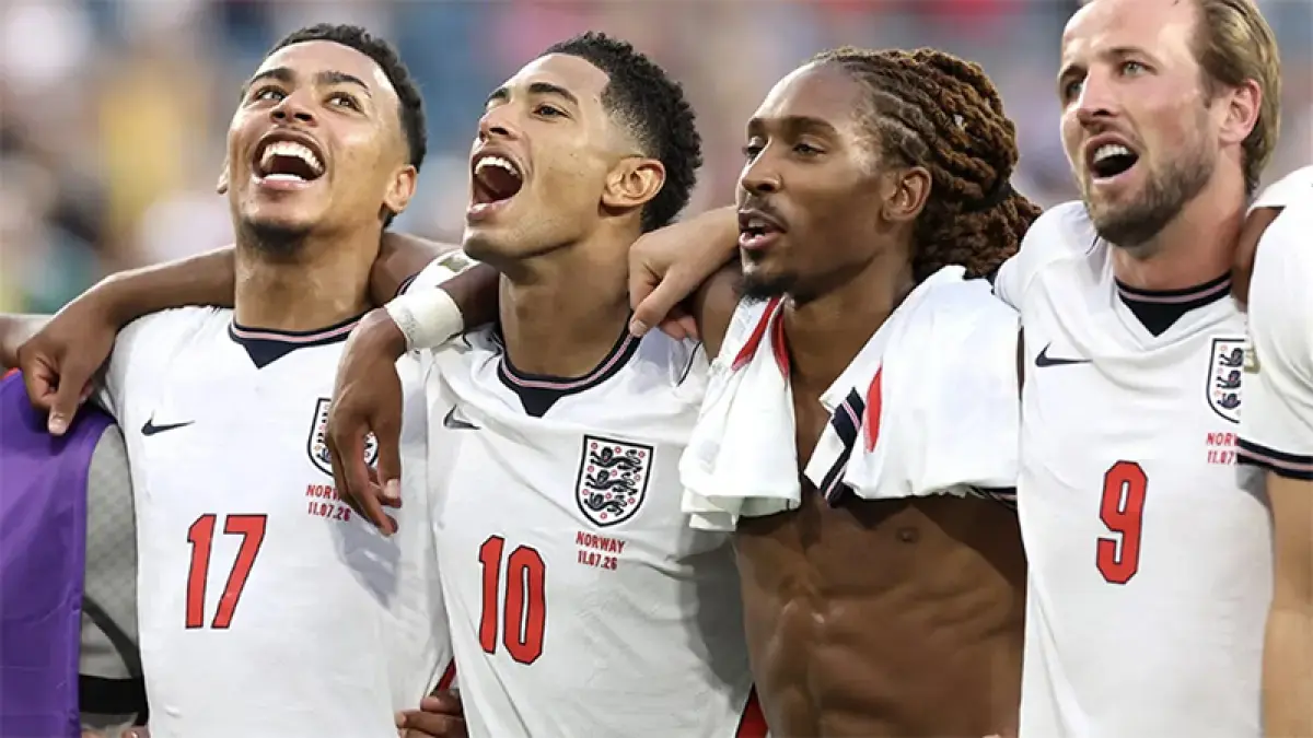 Timnas Inggris jumpa Argentina di semifinal Piala Dunia 2026. Duel klasik ini kembali mengingatkan dunia pada Perang Malvinas 1982. (Dok. @England)

