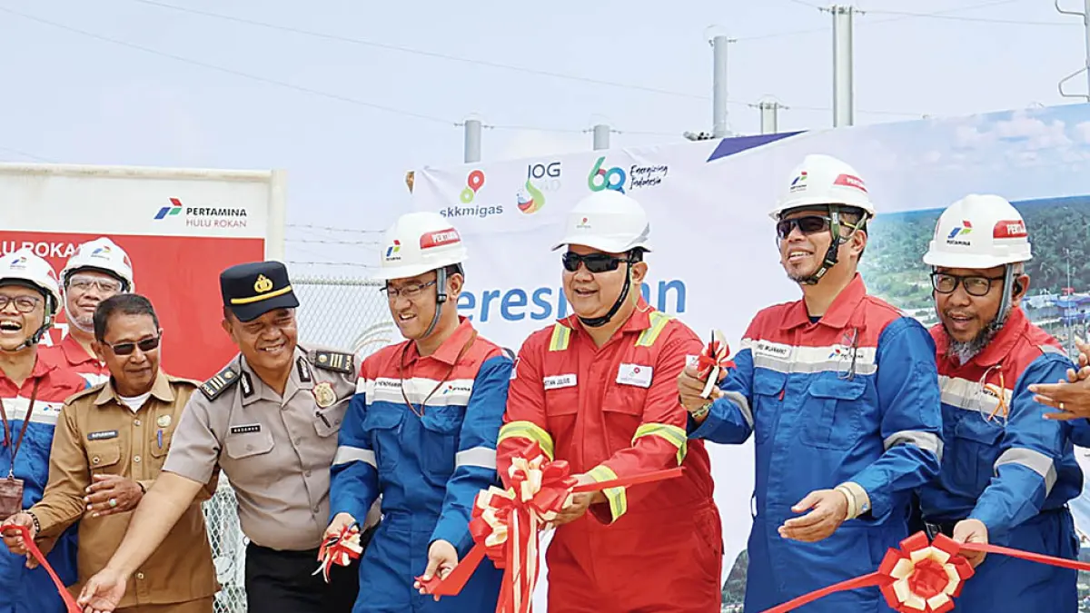 PHR meresmikan Libo Substation Upgrade yang kini memiliki total kapasitas daya 24,5 MVA setelah mendapat tambahan daya sebesar 14 MVA, belum lama ini. Proyek ini sukses memperluas kapasitas daya kelistrikan secara signifikan guna memperkuat keandalan pasokan listrik dan mengamankan operasional di area Libo South East dan sekitarnya. (JPG)