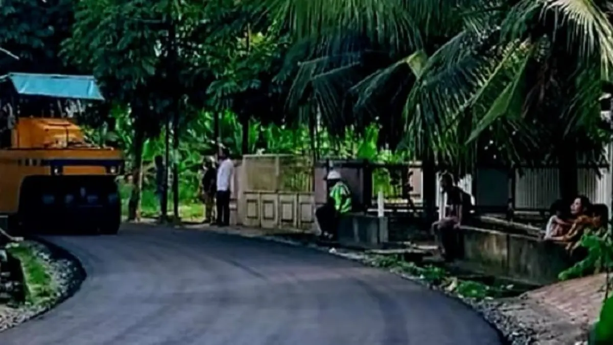Tahapan perbaikan Jalan Melati di Kecamatan Marpoyan Damai mulai terwujud. (Pemko Pekanbaru)