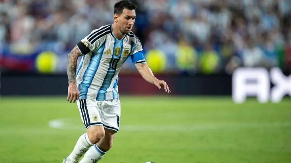 Megabintang Lionel Messi telah menjadi pemain kunci Argentina dalam perjalanan menuju final Piala Dunia. (Sebastian Frej/Getty Images)