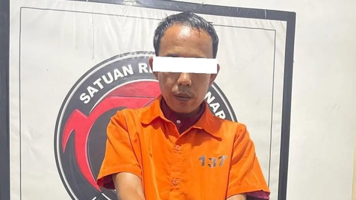 Oknum honorer RSUD Bengkalis diamankan polisi bersama barang bukti narkoba. (Polres Bengkalis)