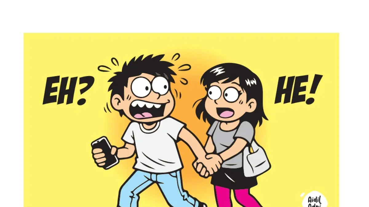 ALAMAAAK!!! Kepergok Pegang Tangan Pacar Orang!