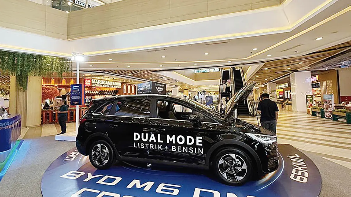 BYD Arista Panam menggelar pameran di Living World Pekanbaru, Rabu (15/7/2026). Pameran akan berlangsung hingga Ahad (19/7/2026).(BYD ARISTA untuk RIAU POS)