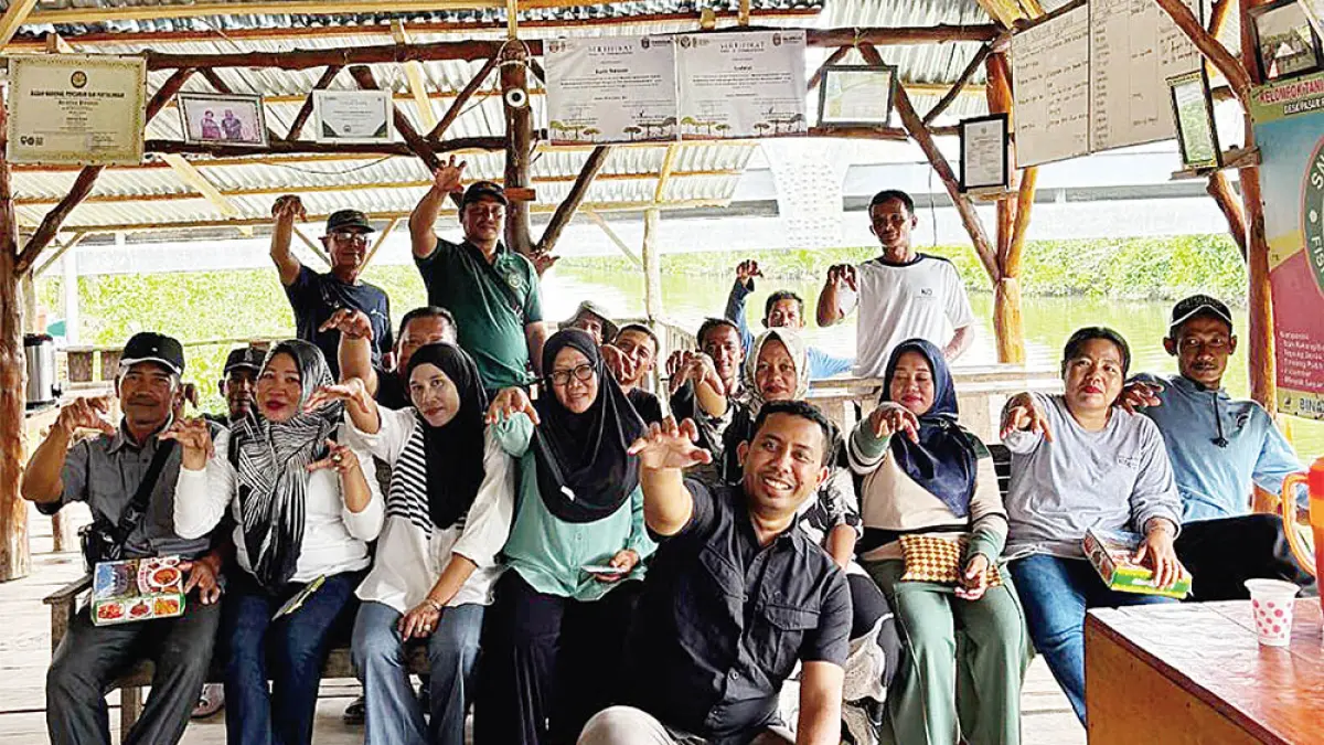 Mitra binaan Pertamina Hulu Rokan berkumpul di Conference Room, Bangko untuk mengikuti program GEMA PHR, beberapa waktu lalu. (PHR untuk riau pos)
